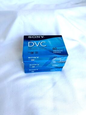 Sony DVC DVM60PRR 60-Min Mini Video Tape Lot of 3 Sealed